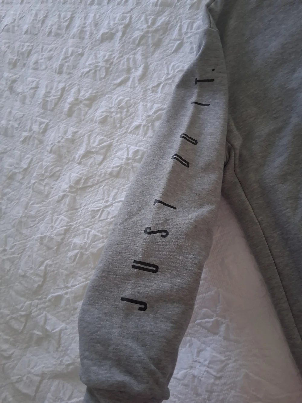 Nike Light Gray Dri-FIT Crewneck Sweatshirt Women's Size M